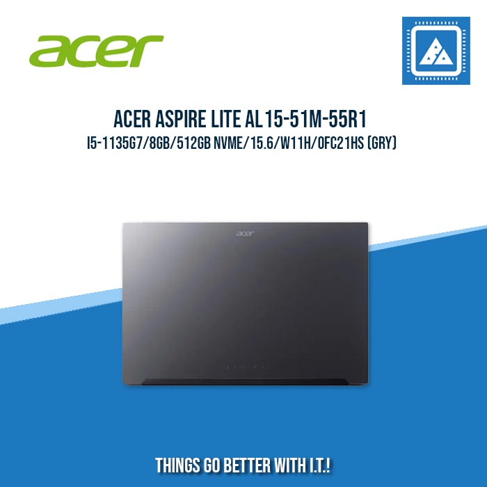 ACER ASPIRE LITE AL15-51M-55R1 I5-1135G7/8GB/512GB NVME | BEST FOR STUDENTS AND FREELANCERS LAPTOP ACER ASPIRE LITE AL15-51M-55R1 I5-1135G7/8GB/512GB NVME | BEST FOR STUDENTS AND FREELANCERS LAPTOP